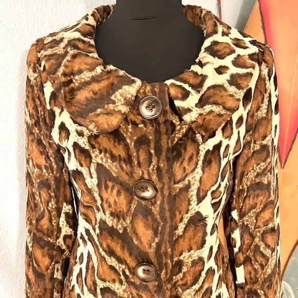 VTG Helene Berman,London,Animal Print Fur Jacket & Top,Excellent Condition, S - Picture 14 of 15